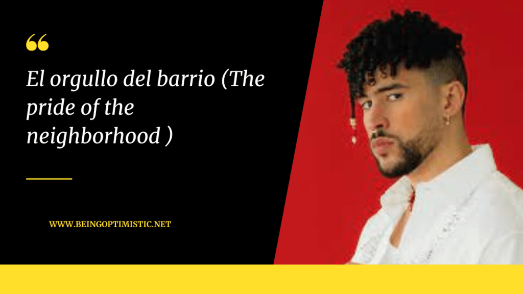 El orgullo del barrio (The pride of the neighborhood )